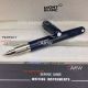 Perfect Replica Montblanc Stainless Steel Clip Dark Blue M Marc Rollerball Pen (5)_th.jpg
